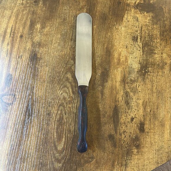 Vintage Cutco No. 1028 Flexible Metal Spatula Spreader Swirl Handle USA Made - Picture 1 of 6